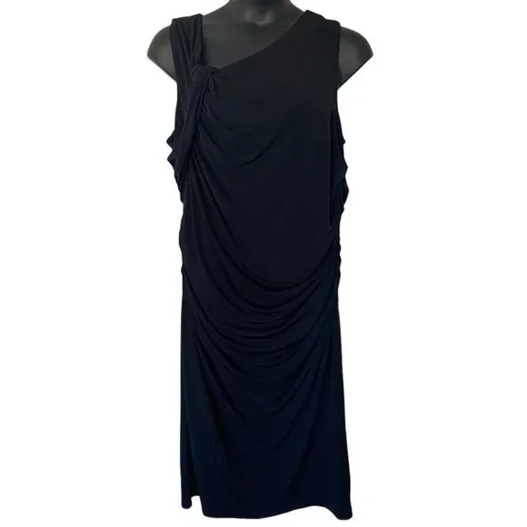 black white striped midi dress Black & White Striped Knit Maxi Dress main image 0